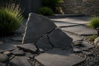 Schiefer Polygonalplatten Negra für Terrassen je Palette